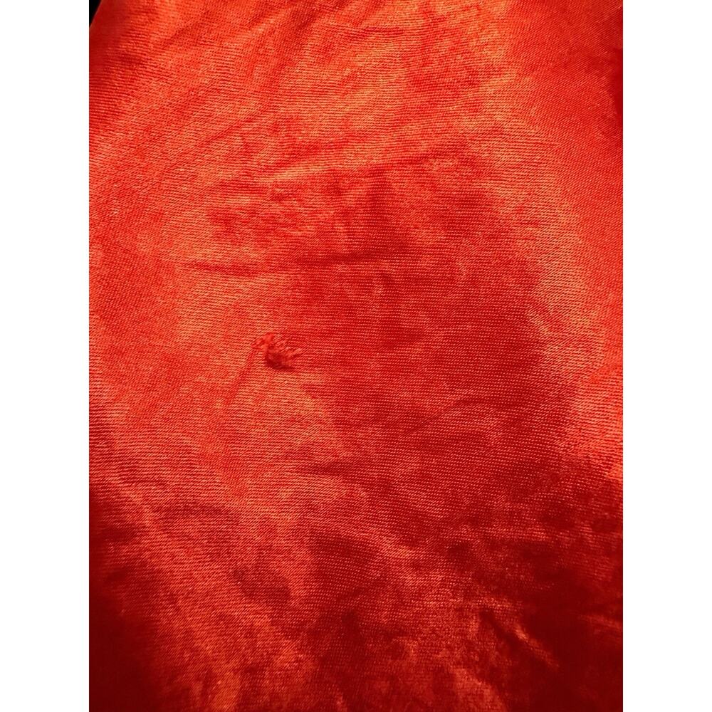 Title: Aritzia Babaton Slip Satin Mini Skirt Orange Coral High Sheen Size 4 - Picture 4 of 7